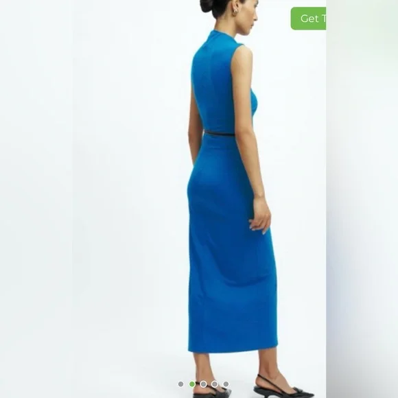 Reformation blue Billy dress - Picture 2 of 5